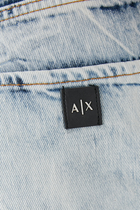 بنطال جينز جي 16 بقصة بويفراند قصيرة بخمسة جيوب